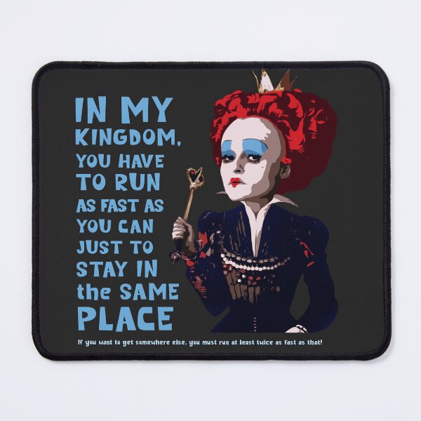 Item preview, Alice in Wonderland's Red Queen Quote designed and sold by soyabeanslang.
