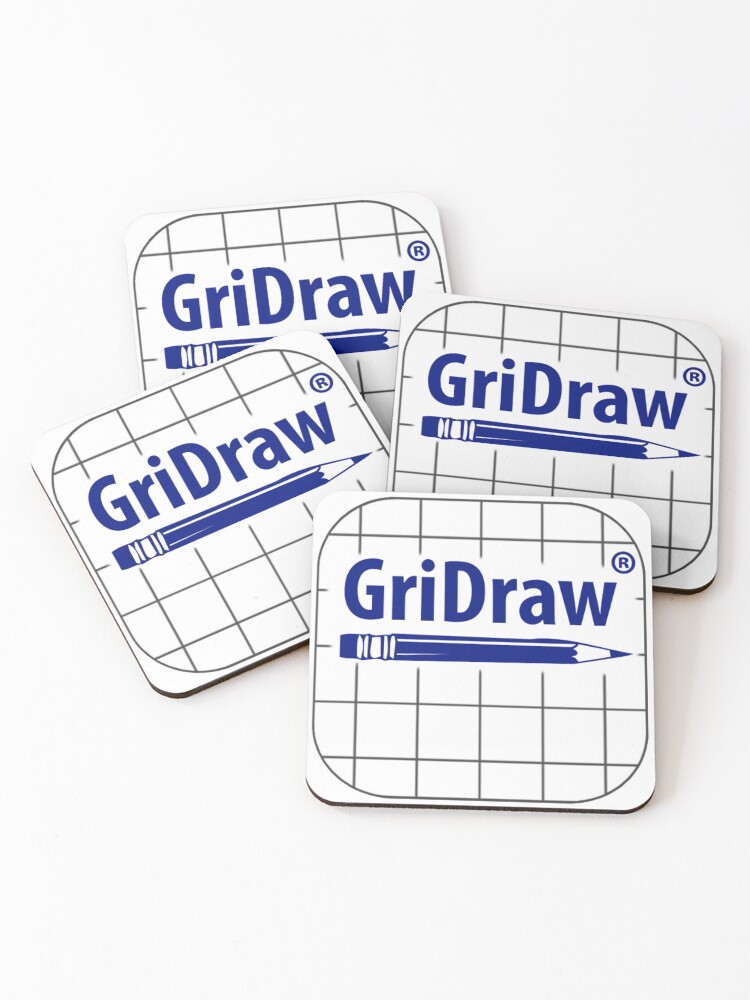 Thumbnail 1 of 5, Coasters (Set of 4), GriDraw designed and sold by JasminaSusak.