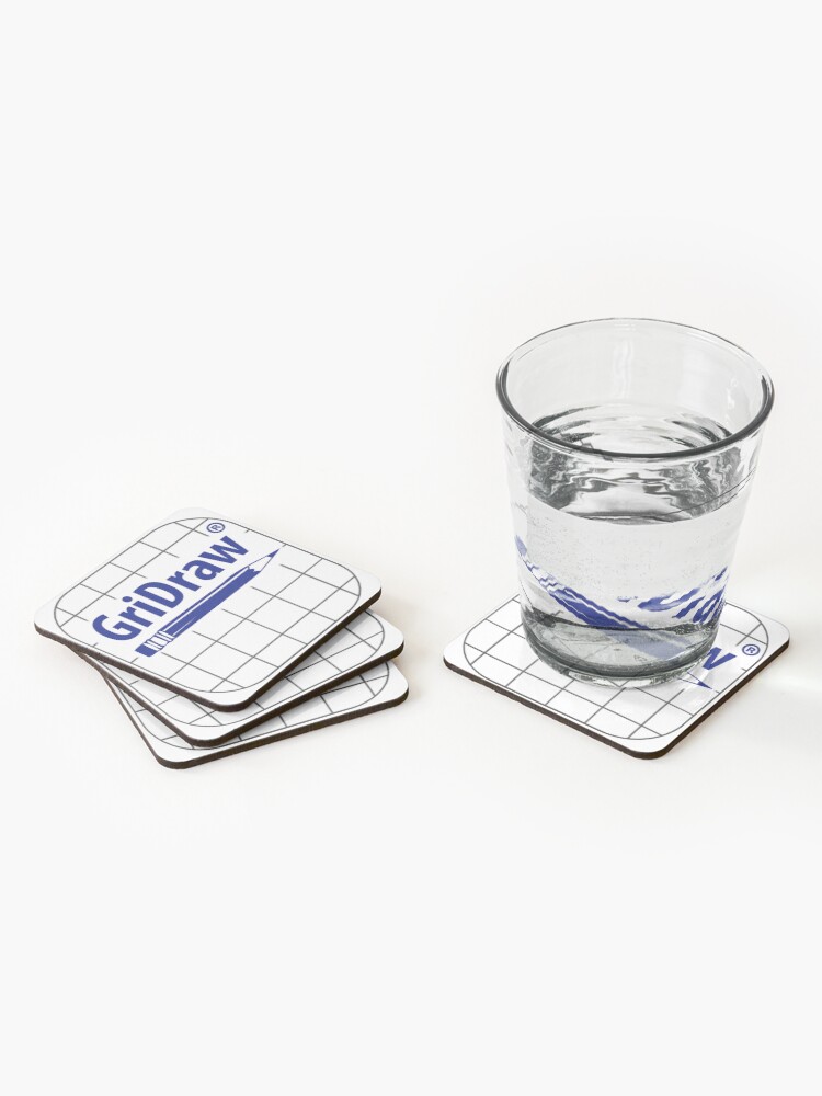 Thumbnail 2 of 5, Coasters (Set of 4), GriDraw designed and sold by JasminaSusak.