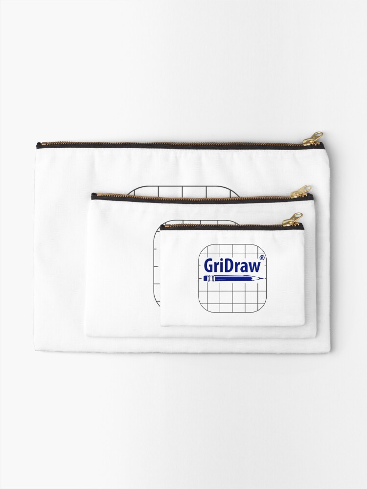 Thumbnail 2 of 4, Zipper Pouch, GriDraw designed and sold by JasminaSusak.