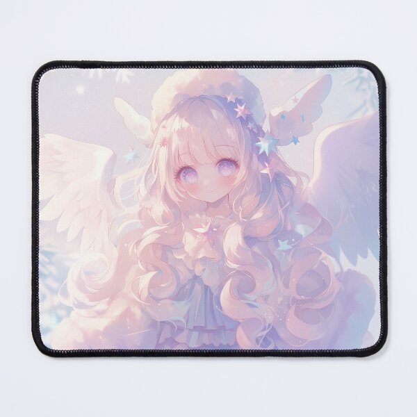 Item preview, Ethereal Winter Angel Anime Girl – Dreamy Snowy Fantasy Art designed and sold by Kawai Anime Shop.