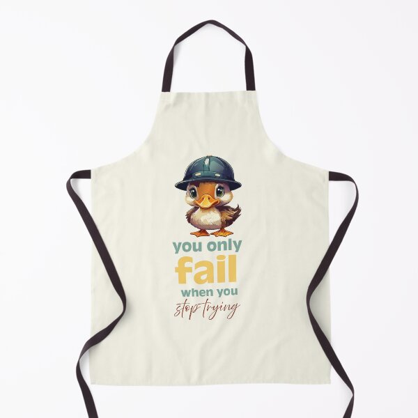 Item preview, You Only Fail When You Stop Trying - Inspirational Design designed and sold by CrossCrafted.