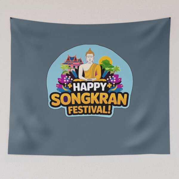 Item preview, Happy Songkran Festival  designed and sold by Myra365Art.
