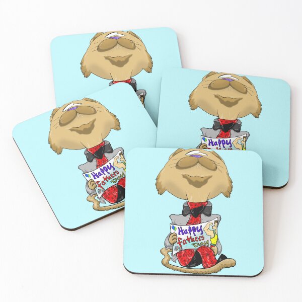 Item preview, Big Head Father's Day Cat designed and sold by 404colors.