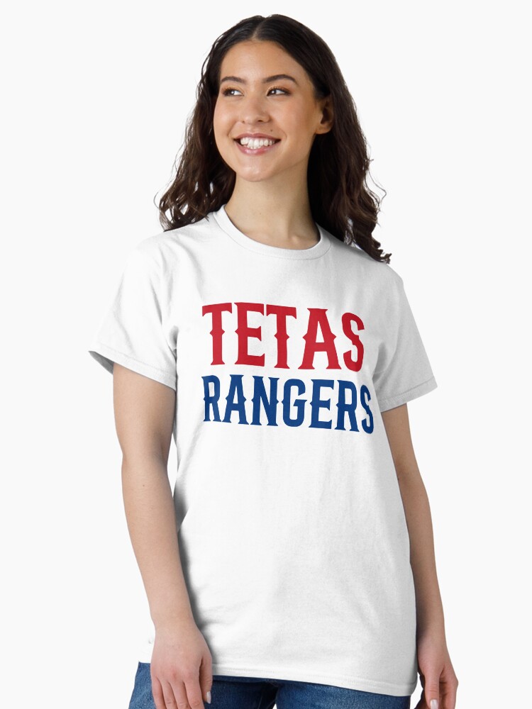 Thumbnail 1 of 7, Classic T-Shirt, Tetas Rangers Red/Blue designed and sold by TetasRangers.