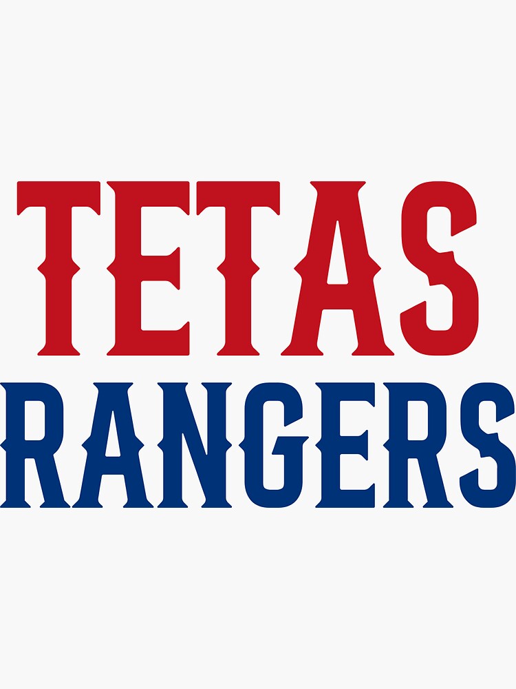Thumbnail 3 of 3, Sticker, Tetas Rangers Red/Blue designed and sold by TetasRangers.