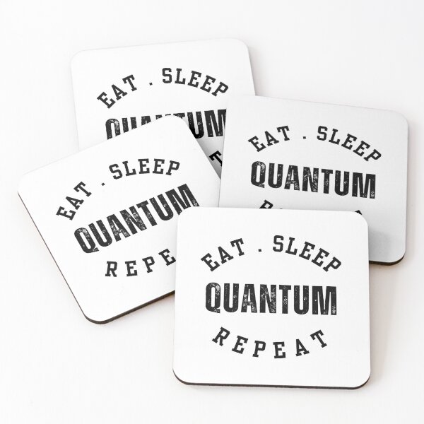 Item preview, Funny Quantum Physics Repeat - Eat Sleep QUANTUM Gift designed and sold by StemMerch247.
