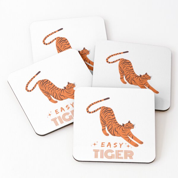 Item preview, easy tiger, lazy day, lazy tiger, sleeping tiger, roarr, designed and sold by supervibesonly.
