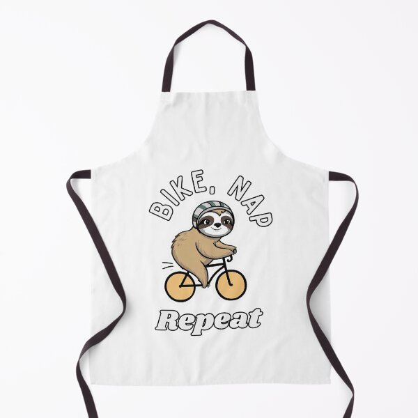 Item preview, Funny Cycling Sloth Bike Dad Jokes Nap Repeat designed and sold by Laugh-Lines.