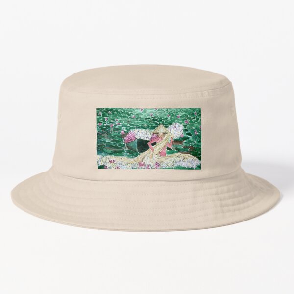 Item preview, Lady Harvesting Water Lillies  designed and sold by HannahmStewartt.