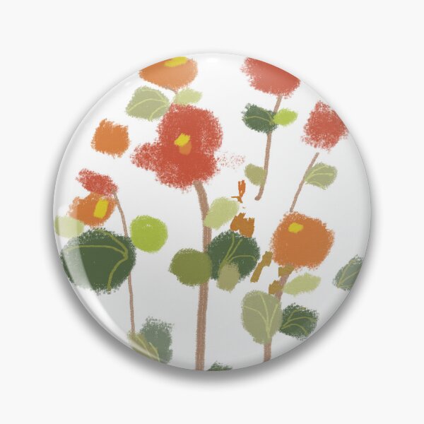 Aperçu de l'œuvre Fleurs rouges et oranges créée et vendue par Leafbear Studio.