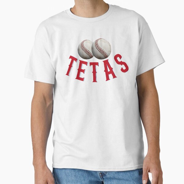 Vista previa del artículo con la obra «Pelotas de los Rangers Tetas», diseñado y vendido por TetasRangers.