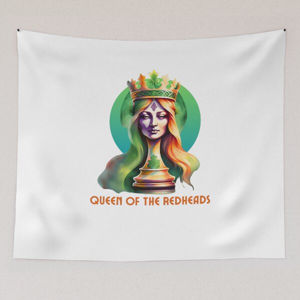 Item preview,   Queen Chess, Chess Queen of the Redheads ,Chess Lover, Chess Player, Checkmate, Redheads designed and sold by KolorellaS.
