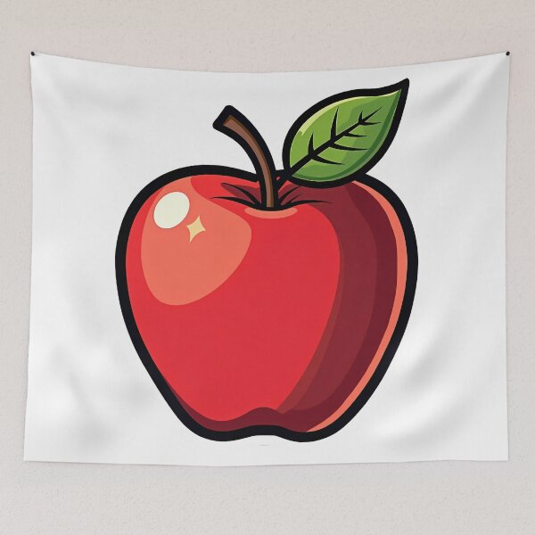 Item preview, “Shiny apple” designed and sold by Tecno-Art-Land.