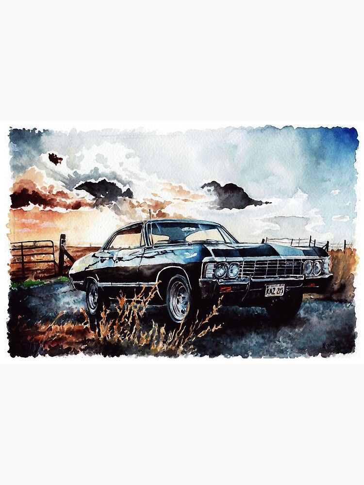 Disover 67' Chevy Impala Premium Matte Vertical Poster