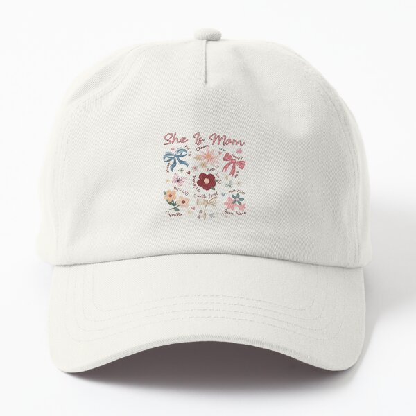 Aperçu de l'œuvre Maman Boho Floral, elle est maman créée et vendue par Cartercohe.