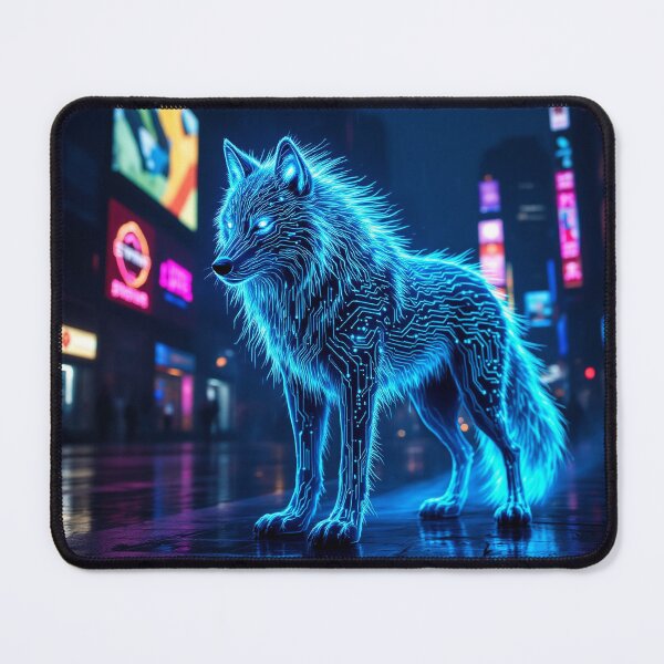 Item preview, Synthwave Cyber Wolf: Digital Alpha designed and sold by Lambyte.