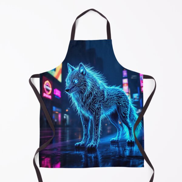 Item preview, Synthwave Cyber Wolf: Digital Alpha designed and sold by Lambyte.