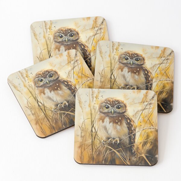 Item preview, Young Pygmy Owl designed and sold by laurashawart.