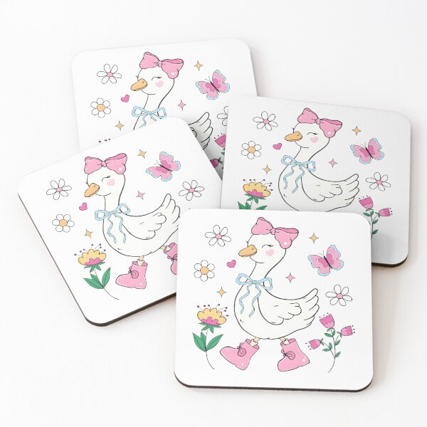 Item preview, Pink Coquette Goose, Mama Goose, Spring Floral Goose designed and sold by Jamesonbell.