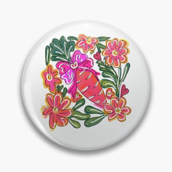 Item preview, Coquette Easter Carrot, Boho Floral Carrot designed and sold by Jamesonbell.