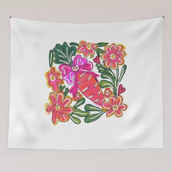 Item preview, Coquette Easter Carrot, Boho Floral Carrot designed and sold by Jamesonbell.
