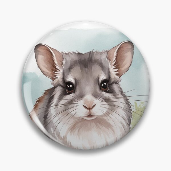Item preview, Cute Watercolour Chinchilla Design designed and sold by IrisAndIvy.
