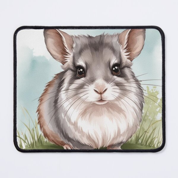 Item preview, Cute Watercolour Chinchilla Design designed and sold by IrisAndIvy.
