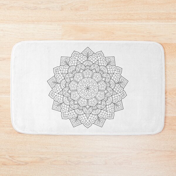 Item preview, Intricate Mandala Outline Art designed and sold by designdukan.