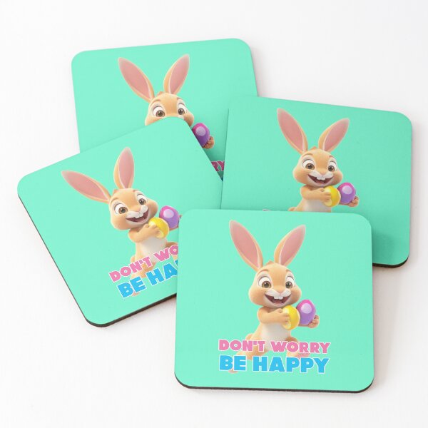 Item preview, Don’t worry be happy, bunny designed and sold by Mauswohn.