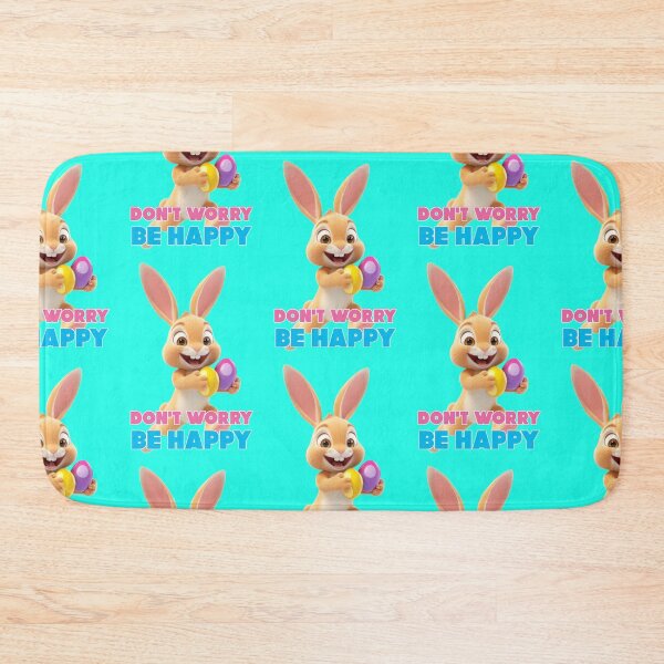 Item preview, Don’t worry be happy, bunny designed and sold by Mauswohn.