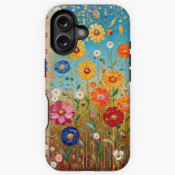 Aperçu de l'œuvre Fleurs de Gustav Klimt créée et vendue par maniacfitness.