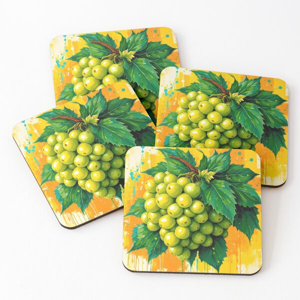 Item preview, Green Grapes – Bold Pop Art Expression designed and sold by Wesira.