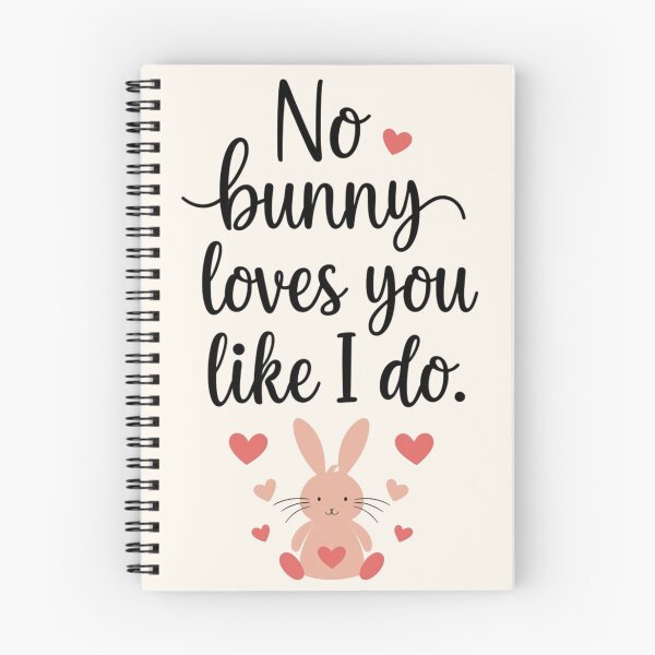 Item preview, No Bunny Loves You Like I Do – Cute Easter Love Design designed and sold by HomemadeVibes.