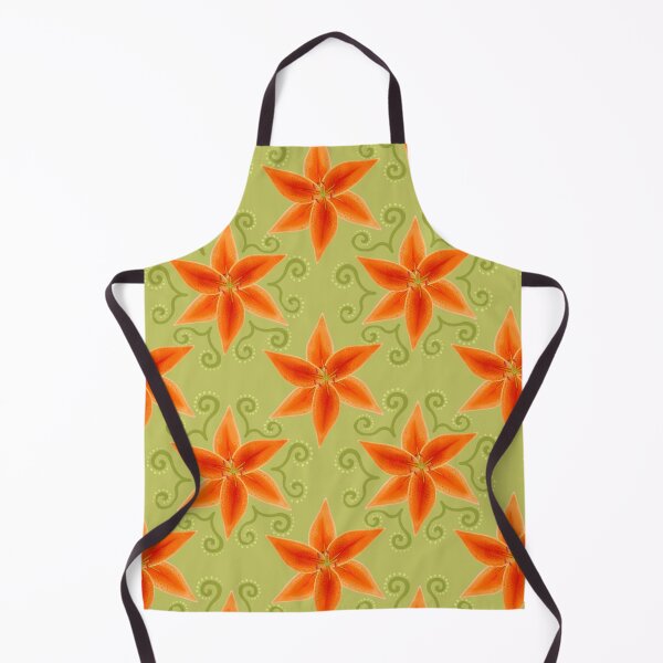Item preview, Fire Lily Pattern Green designed and sold by sarahsdesigns02.