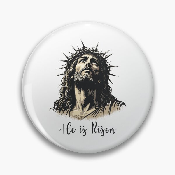 Item preview, He is Risen Jesus Christian Happy Easter designed and sold by Blok45.