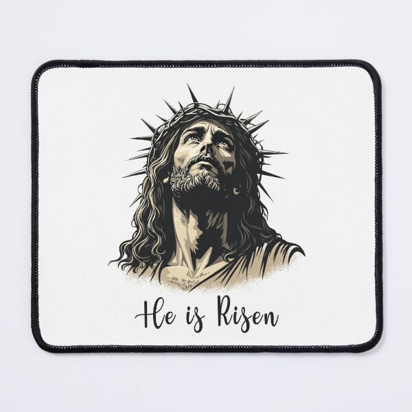 Item preview, He is Risen Jesus Christian Happy Easter designed and sold by Blok45.
