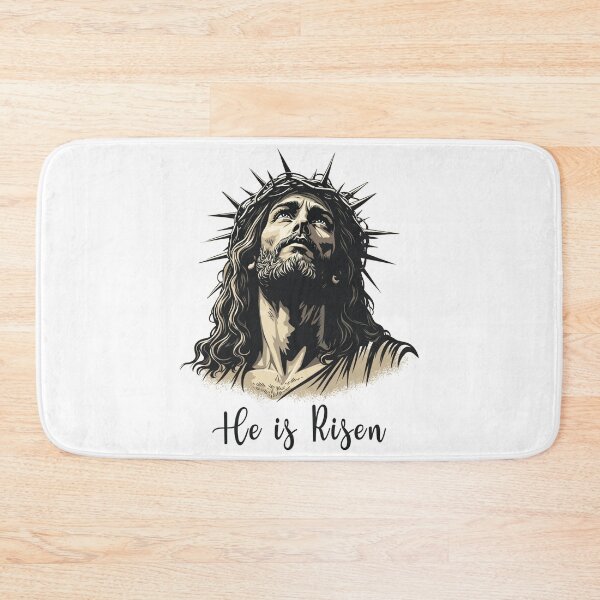 Item preview, He is Risen Jesus Christian Happy Easter designed and sold by Blok45.