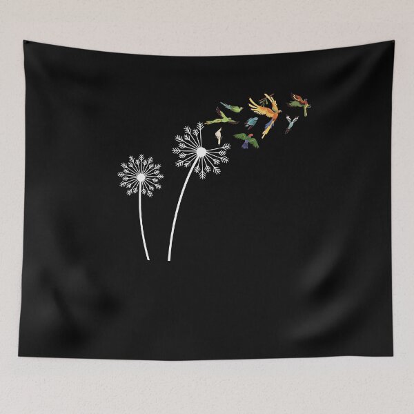 Item preview, Budgie Dandelion Flower Parakeet Bird Lovers designed and sold by Dressed For  Duty.