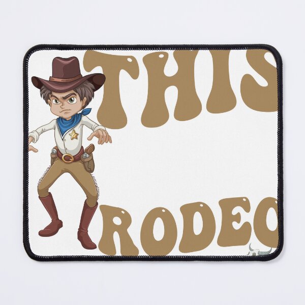 Item preview, Groovy This Actually Is My First Rodeo Funny Cowboy Cowgirl designed and sold by CopyPasteCommit.