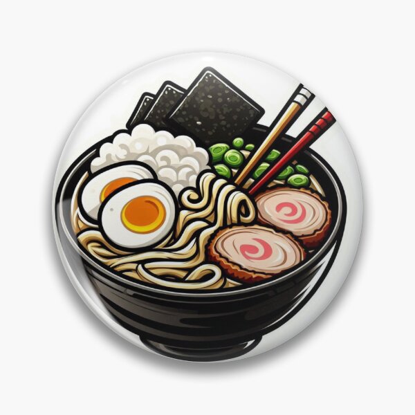 Item preview, Ramen Sticker designed and sold by bitebackcobbc.