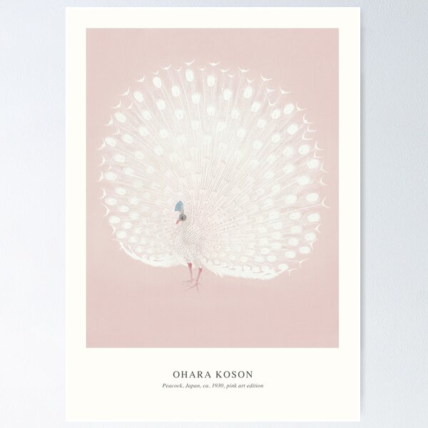 Item preview, Peacock Ohora Koson Pink Art Edition designed and sold by roseende.