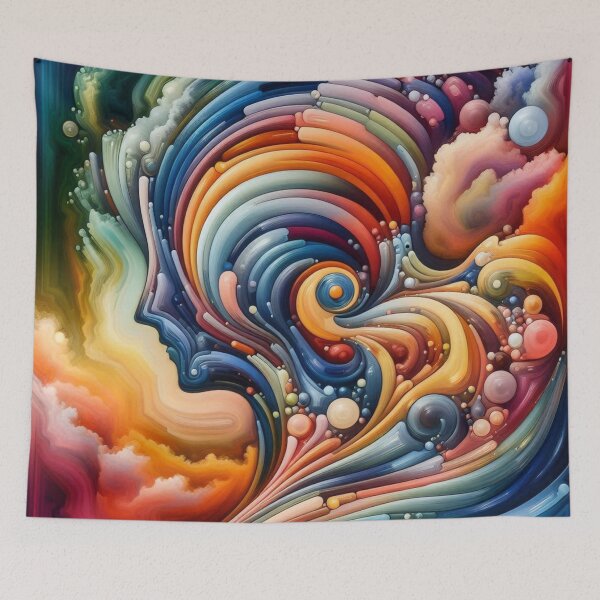 Item preview, Mystical sunrise with face designed and sold by Sigtrix.