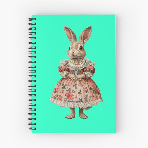 Item preview, vintage rabbit in a dress designed and sold by Mauswohn.