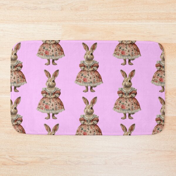 Item preview, vintage rabbit in a dress designed and sold by Mauswohn.