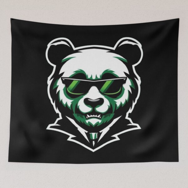 Item preview, Cool Panda with Sunglasses and Leather Jacket designed and sold by MaciejCraft.