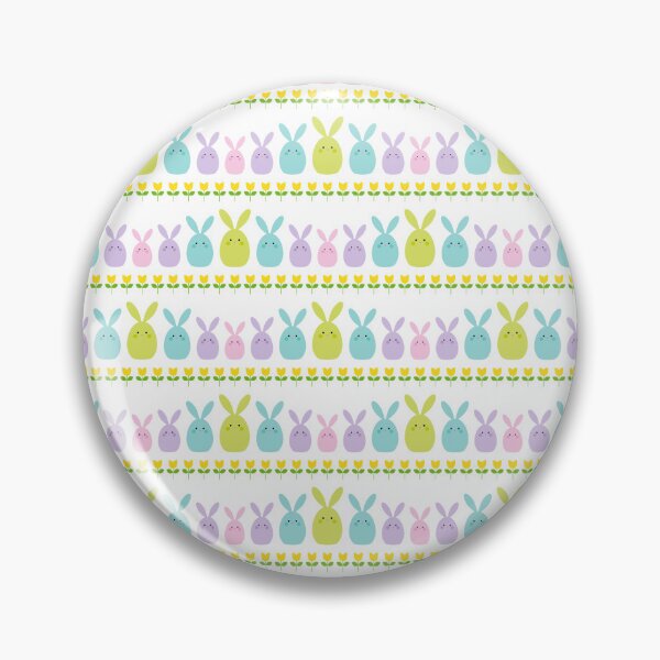 Item preview, Multicolor Rabbits Easter Pattern  designed and sold by FestivityFinds.