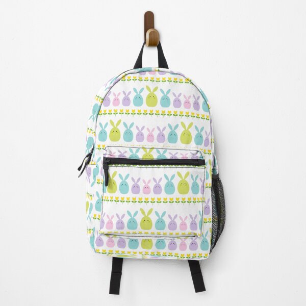 Item preview, Multicolor Rabbits Easter Pattern  designed and sold by FestivityFinds.