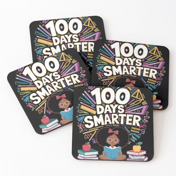 Item preview, Smarter Afro Messy Bun 100th Day Of School designed and sold by tearbytea.