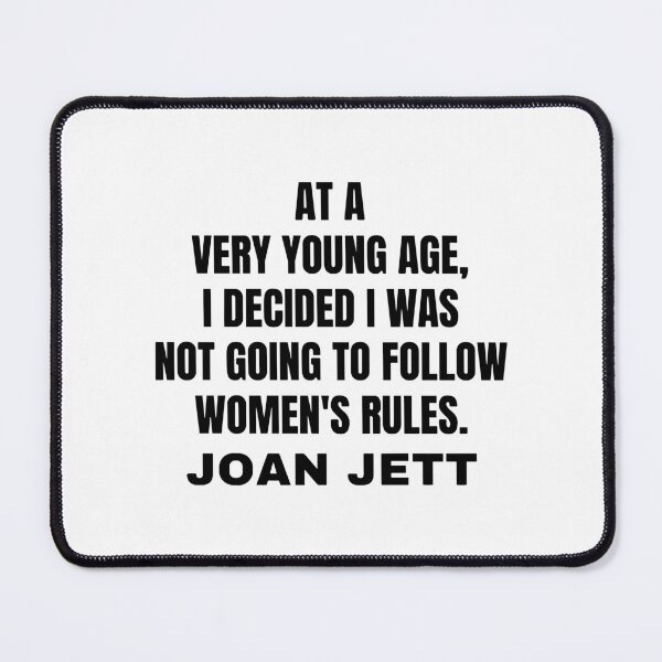 Item preview, Joan Jett Quotes Ladies designed and sold by Marcusbelbin.
